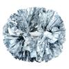 Hooshing 2PCS Silver Pom Poms Cheerleading with Baton Handle for Team Spirit School Sports Dance Cheering view 1