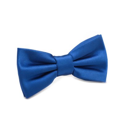 fortunatever Boys Solid Pre-tied Bow Ties,Royal Blue Adjustable Tuxedo Bowtie For Boy With Multiple Colors (11''-18'')