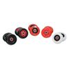 AlveyTech 76 mm x 30 mm Caster Wheels for the Razor Crazy Cart (V7+), Shift (V1+), and the XL (V3+) (Set of 2) (White Wheel Black Hub) - Replacement Scooter Wheel Parts, Kids Drifting E-Scooter view 2