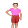Janisramone Girls Shorts - Sports Cycling Shorts for Girls - Bike, Dance, Cycling Shorts for Kids Rust view 1