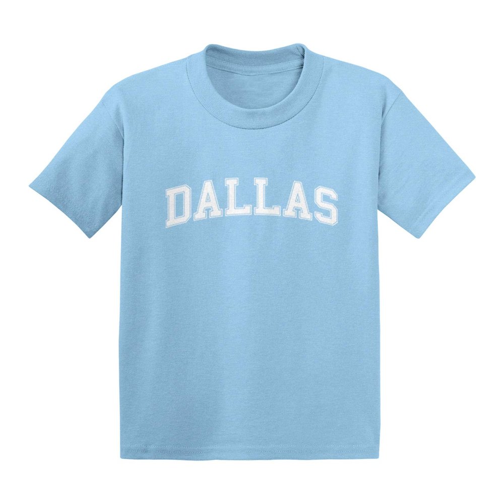 Haase Unlimited Dallas - State Proud Strong Pride Infant/Toddler Cotton Jersey T-Shirt (Light Blue, 24 Months)
