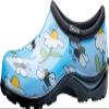 Sloggers Original Waterproof Rain and Garden Shoe for Women Outdoor Slip-On Garden Clog - Made in The USA with Premium Comfort Insole and Arch Support - Lt Blue Bee Print, Size 9 view 3