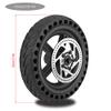 Scooter Wheel Hub Tyre, Shock Absorbing Anti Explosion Honeycomb Electric Scooter Rear Tire Wheel Replacement Set Compatible with Mijia M365 Electric Scooter view 3