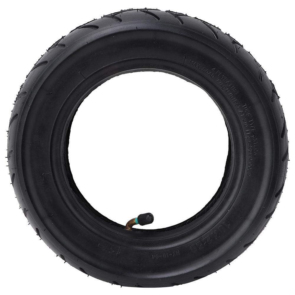 Scooter Inflatable Tyre, 10 Inch Solid Lightweight Rubber Outer Tire & Inner Tube Set Compatible with Electric Scooter Tire Wheel Replacement