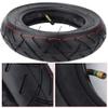 Scooter Inflatable Tyre, 10 Inch Solid Lightweight Rubber Outer Tire & Inner Tube Set Compatible with Electric Scooter Tire Wheel Replacement view 2