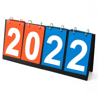 HSZJsto Portable Table Top Scoreboard Flipper, Multi Sports Score Flip Scoreboard Score Keeper, for Basketball, Football, Soccer, Tennis, Badminton & Other Competitive Sports