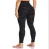 Colorfulkoala Women's High Waisted Tummy Control Workout Leggings 7/8 Length Yoga Pants with Pockets (S, Deep Grey Camo) view 4