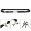 MASO Bike Chain Lock Heavy Duty Padlock Anti-Theft Security Lock with 3 Keys for Bicycle Motorcycle Mountain Road Cycling (Length 80 cm) view 2