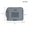EXCELLENT ELITE SPANKER Tactical Molle Admin Pouch EDC EMT Utility Tool Bag Military Waist Organizer Pouches (Grey) view 2