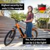 KOHLBURG Security Folding Lock only 2.2 lbs - 35" Foldable Bicycle Lock - German Security Standard - Very Secure Folding Bike Lock - Compact Heavy Duty Bike Lock with Keys & Bracket for e Bike Scooter view 2