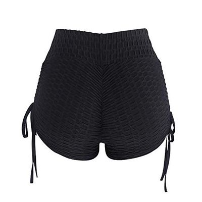 Anixl Women Sports Sexy Gym Workout Waistband Yoga Short
