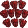 Anderson's Premium Black and Red School Spirit Shakers, Cheerleader Pom Poms, Sports Fan, Football, Basketball, Homecoming, Squad, Team, Party, Dance Club, Performance, Celebration Pack of 10 view 3