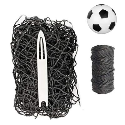 JFN Netting Repair Kit for #36 Nylon 4", Black Soccer Net