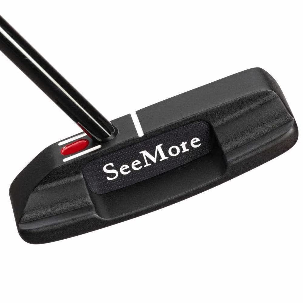 New SeeMore Black Si2w Offset W/Aluminum Insert Putter 35" RH