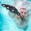 1 Pair Aquatic Swimming Gloves, Frog Webbed Fitness Water Resistance Training Gloves / Neoprene Full Finger Gloves for Pool Playing Diving - Free Size view 3