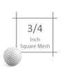 JFN Netting Repair Kit for #18 Nylon 1", Black Golf Net view 2