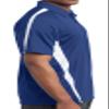 Buy Cool Shirts US Army Pocket Print Micro Mesh Colorblock Polo, Royal White Medium view 2