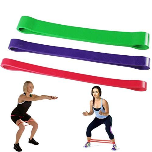 Anixl Heavy Duty Resistance Band Rubber Loops Exercise Yoga Workout Power Gym Fitness