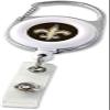 NFL New Orleans Saints Deluxe Clip Badge Reel view 1