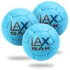 Lax Sak Soft Practice Lacrosse Balls - Same Weight & Size as a Regulation Lacrosse Balls, Great for Indoor & Outdoor Practices, Less Bounce & Minimal Rebounds - Carolina Blue, 3 Pack view 1