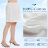 BEAUTELICATE Womens Half Slip 100% Cotton Vintage Underskirt view 2