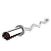 Goplus Olympic EZ Curl Bar for Strength Training, 47 Solid Steel Barbell Weight Lifting Bar, Home Gym Equipment with Chrome Sleeves, Copper Sleeve & Bearing Connection (Silver White) view 1