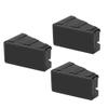 Alomejor 3PCS Cue Tip Trimmer Portable Billiard Cue Tip Repair Shaper Trimmer Tool Pencil Sharpener Design for Billiard Pool Cue Snooker Tips(Black) view 2