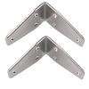 AB Tools 2 Pack Angle Bracket 90 Degree Brace Marine Stainless Steel 80mm x 50mm view 1