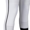 CHAMPRO womens Low-rise Youth Softball With Tournament Traditional Low Rise Pant w/Braid, White,black Pipe, Small US view 4
