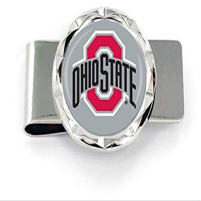 Aminco NCAA Ohio State Buckeyes Diamond Cut Money Clip