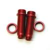 STRC Alum.Threaded Rear Shock Bodies w/O-Ring Collar Red/Red: Granite/Vorteks view 1
