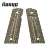 Guuun G10 Grips for Full Size 1911 Magwell Grip Ambi Safety Cut Sunburst Texture view 4