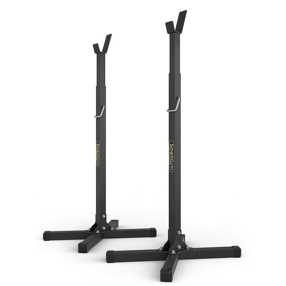 Marbo Sport SG-10 Squat Stand for Barbells (Pack of 2), Black, Alloy Steel, Traditional Style, Barbell Rack, 200 KG Resistance, 143 cm Max Height