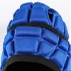 TUOYR Rugby Headgear 7 on 7 Soft Shell Padded Helmet Flag Football Headguard Adjustable Head Protector Training Lacrosse Soccer Goalkeeper Paintball Head Protection Fits (Blue, Youth YM(51cm/20) view 3