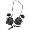 DETECH Tactical Helmet Headset Headphone Electronic Shooting Ear Protection Sound Amplification Noise Reduction Ear Muffs Hunting Shooting Ear Defender with Detachable Microphone view 1
