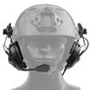 DETECH Tactical Helmet Headset Headphone Electronic Shooting Ear Protection Sound Amplification Noise Reduction Ear Muffs Hunting Shooting Ear Defender with Detachable Microphone view 2