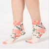 INC Womens Floral Comfy Casual Socks Pink O/S view 2