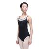 118141026 Camisole Dance Leotards Girls Water Drop Back Velvet Ballet Leotards (M, Black) view 1