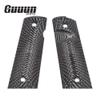 Guuun G10 Grips for Full Size 1911 Magwell Grip Ambi Safety Cut Sunburst Texture view 2