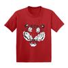 Tiger Face - Fierce Spirit Animal Infant/Toddler Cotton Jersey T-Shirt (Red, 4T) view 1
