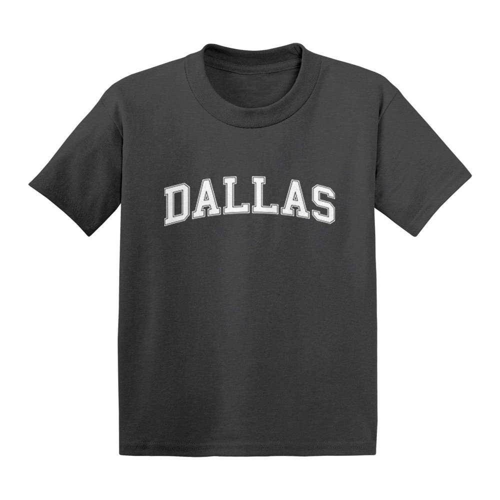 Haase Unlimited Dallas - State Proud Strong Pride Infant/Toddler Cotton Jersey T-Shirt (Charcoal, 4T)