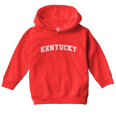 Haase Unlimited Kentucky - State Proud Strong Pride Toddler/Youth Fleece Hoodie (Red, 5T/6T (Toddler))