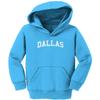 Haase Unlimited Dallas - State Proud Strong Pride Toddler/Youth Fleece Hoodie (Turquoise, Small (Youth)) view 2