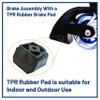 Xino Sports Replacement Brake - Whole Brake Assembly with TPR Rubber Pad, 1 Piece - Will Fit Xino Sports Inline Skates ONLY - NOT for 2 in 1 Combo Skates - NOT Universal view 3
