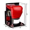 Better Display Cases Acrylic Vertical Boxing Glove Display Case Mirror Case, Pink Risers , Wall Mount and Black Base 8" x 6" x 14" (A092/V18) view 2