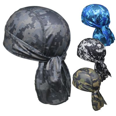 OutdoorEssentials Cooling Helmet Liner - Motorcycle Headwraps for Men - Do Rag Bandanas for Men - Bandana Skull Cap Biker Cap
