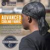 OutdoorEssentials Cooling Helmet Liner - Motorcycle Headwraps for Men - Do Rag Bandanas for Men - Bandana Skull Cap Biker Cap view 2