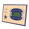 YouTheFan NFL Dallas Cowboys 3D StadiumViews Desktop Display - AT&T Stadium view 1
