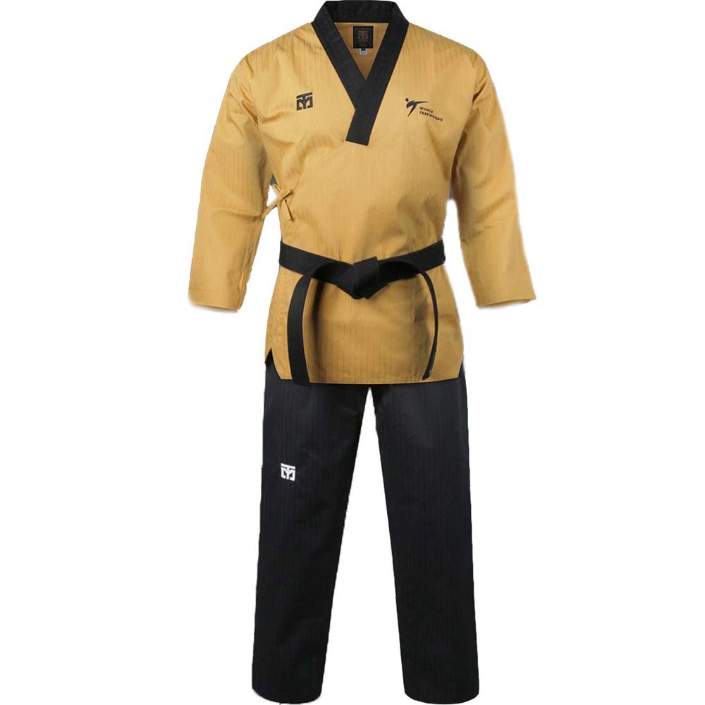 MOOTO Korea Taekwondo WT Logo Tabek High Dan Poomsae Uniform Master Demonstration MMA Martial Arts Gym School Academy (190 (Height : 190~199cm)(6.23~6.53ft))