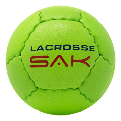 Lax Sak Soft Practice Lacrosse Balls - Same Weight & Size as a Regulation Lacrosse Balls, Great for Indoor & Outdoor Practices, Less Bounce & Minimal Rebounds - Lime Green, Half Case of 60